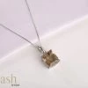 Ash Designs All Of It Golden Veil Rutile Quartz Pendant With Chain