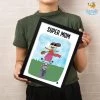 Krita & Penna Supermom Poster With Frame